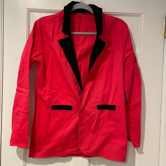 Kelle Mix Master Jacket & Slim Fit Pant Set – Adult Medium Cerise (Hot Pink) - Picture 7 of 15